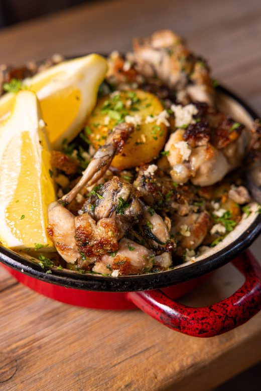Cuisses de grenouilles à la persillade